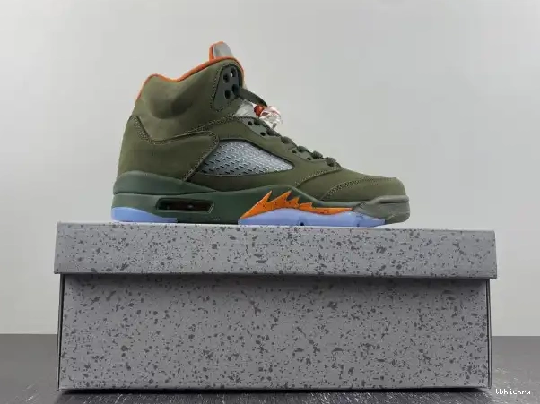 Reps TBkick DD0587-308 Olive Jordan Air 5 0225