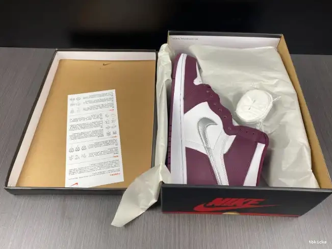 Rep TBkick Bordeaux High Jordan OG 555088-611 Air 1 0218