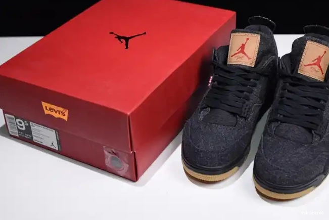 Rep TBkick 4 Jordan AO2571-001 Air x Levi's 'black' 0214