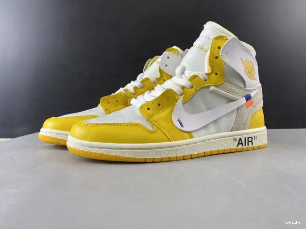 Cheap TBkick Jordan NRG Air White Off-White Yellow-Cone Powder AQ0818-149 Dark 1 x 0218