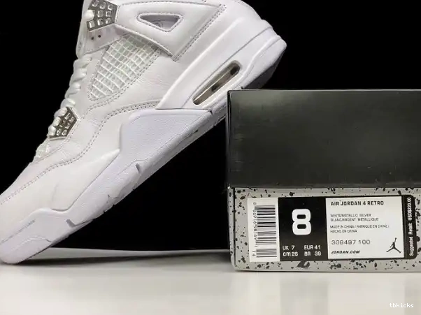 Rep TBkick Retro Air Money Jordan 4 Pure 308497-100 0226