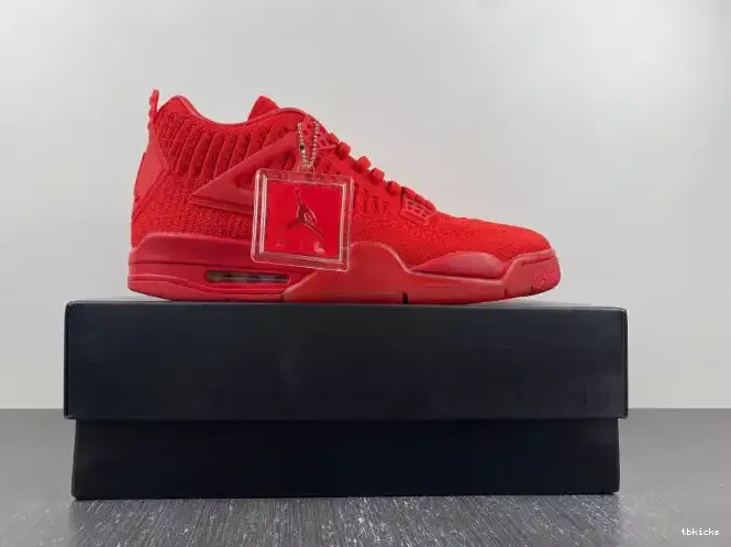 Cheap TBkick Flyknit AQ3559-600 Jordan Red 4 Retro 0207