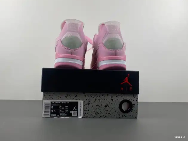 Cheap TBkick 4 OFF-WHITE PINK JORDAN X 0219