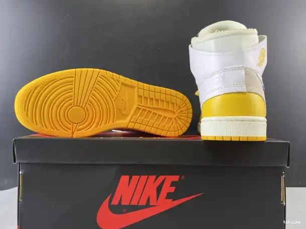 Rep TBkick Off-White 1 Jordan AQ0818-149 NRG White Powder x Dark Air Yellow-Cone 0211