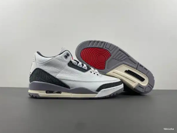 Rep TBkick Jordan 3 Air CT8532-106 Grey Cement 0223