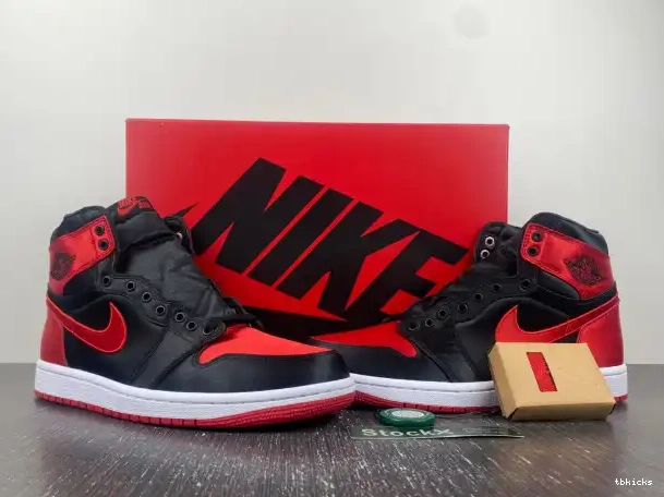 Cheap TBkick 1 Air OG High FD4810-061 Bred Satin WMNS Jordan 0211