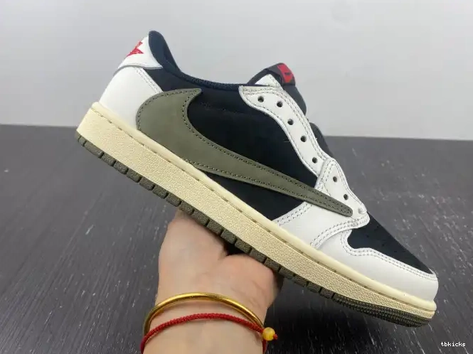 Cheap TBkick WMNS Air Scott Olive OG Low Jordan 1 x DZ4137-106 Travis 0215