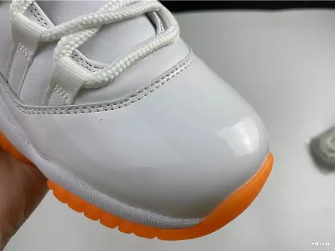 Rep TBkick AH7860-139 JORDAN 11 BRIGHT LOW RETRO CITRUS AIR 0317