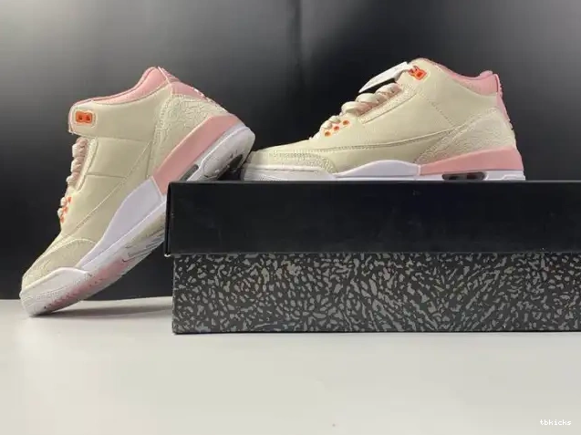 Rep TBkick (W) Jordan Sail CK9246-116 Air 3 Retro Rust Pink 0318