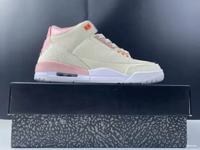 Rep TBkick (W) Jordan Sail CK9246-116 Air 3 Retro Rust Pink 0318