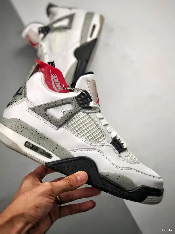 Rep TBkick White Jordan Cement Air 4 840606-192 OG (nike) 0315