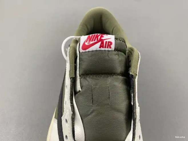 Reps TBkick TRAVIS X SCOTT MEDIUM DM7866-200 OG JORDAN AIR LOW 1 OLIVE 0315