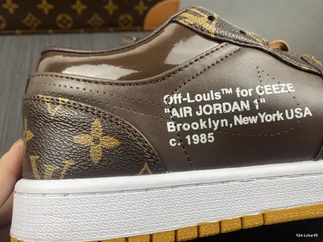 Cheap TBkick OW Air 1 AJ1 Jordan LOW x Off-Louis 0320