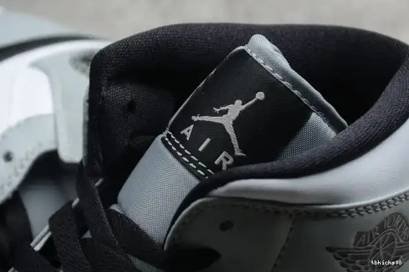 Reps TBkick Grey 554724-092 Light Jordan Mid AIR 1 Smoke 0319