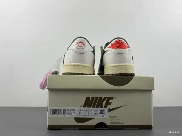 Reps TBkick TRAVIS X SCOTT MEDIUM DM7866-200 OG JORDAN AIR LOW 1 OLIVE 0315