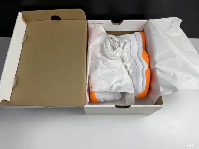 Rep TBkick AH7860-139 JORDAN 11 BRIGHT LOW RETRO CITRUS AIR 0317