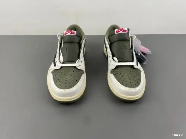 Reps TBkick TRAVIS X SCOTT MEDIUM DM7866-200 OG JORDAN AIR LOW 1 OLIVE 0315