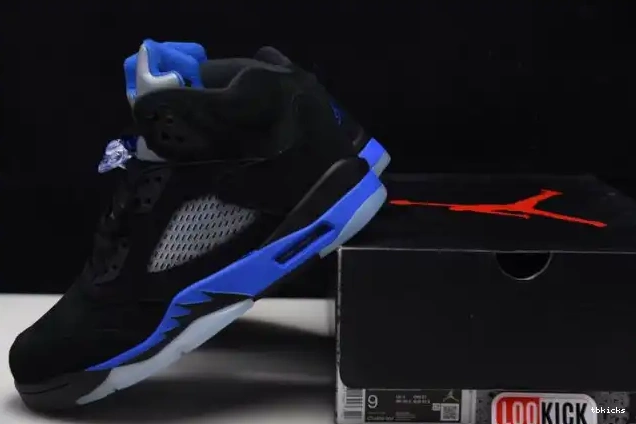 Reps TBkick Jordan 5 Racer CT4838-004 Air Blue 0322
