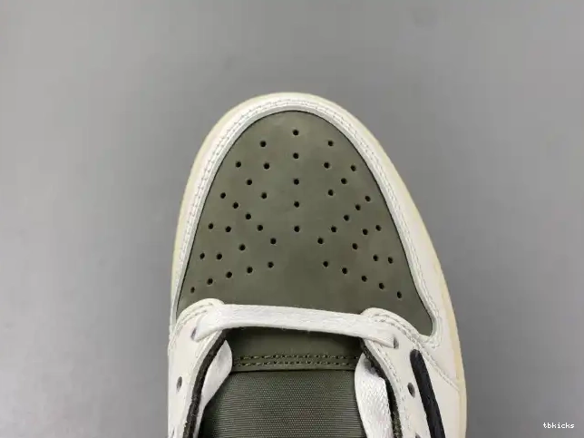 Reps TBkick TRAVIS X SCOTT MEDIUM DM7866-200 OG JORDAN AIR LOW 1 OLIVE 0315