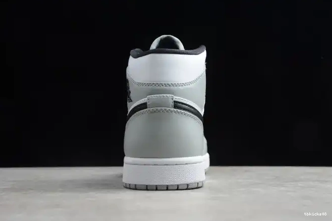 Reps TBkick Grey 554724-092 Light Jordan Mid AIR 1 Smoke 0319