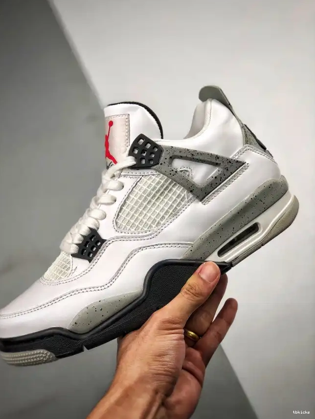 Rep TBkick White Jordan Cement Air 4 840606-192 OG (nike) 0315
