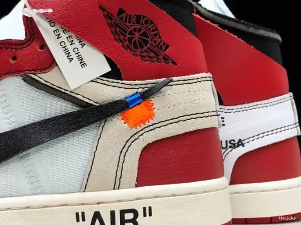 Reps TBkick Off-White 1 Air Ten Retro The AA3834-101 Chicago Jordan 0318
