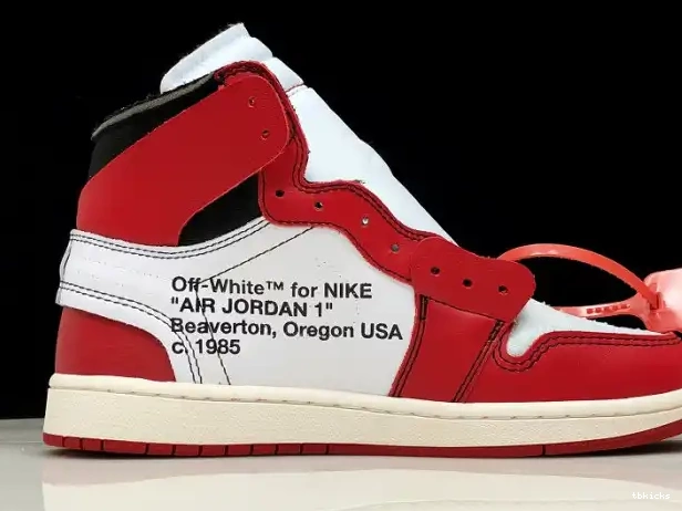 Reps TBkick Off-White 1 Air Ten Retro The AA3834-101 Chicago Jordan 0318