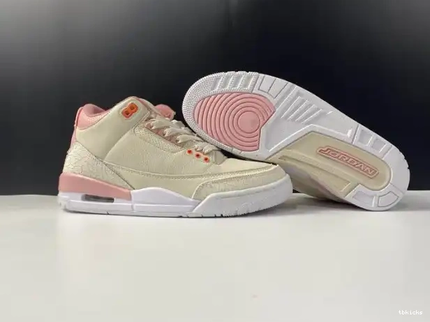 Rep TBkick (W) Jordan Sail CK9246-116 Air 3 Retro Rust Pink 0318