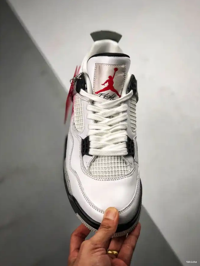 Rep TBkick White Jordan Cement Air 4 840606-192 OG (nike) 0315