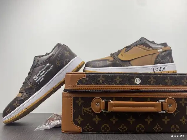 Cheap TBkick OW Air 1 AJ1 Jordan LOW x Off-Louis 0320