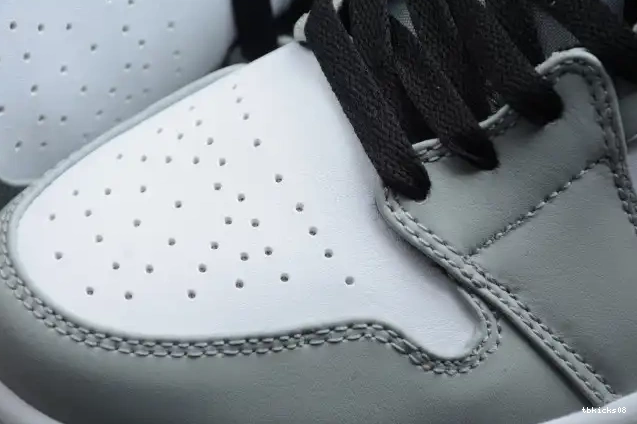 Reps TBkick Grey 554724-092 Light Jordan Mid AIR 1 Smoke 0319