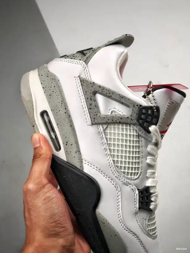 Rep TBkick White Jordan Cement Air 4 840606-192 OG (nike) 0315