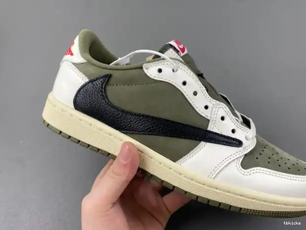 Reps TBkick TRAVIS X SCOTT MEDIUM DM7866-200 OG JORDAN AIR LOW 1 OLIVE 0315